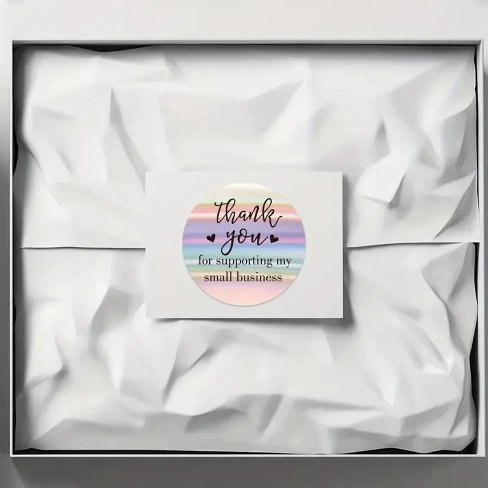 100 Thank You Stickers
